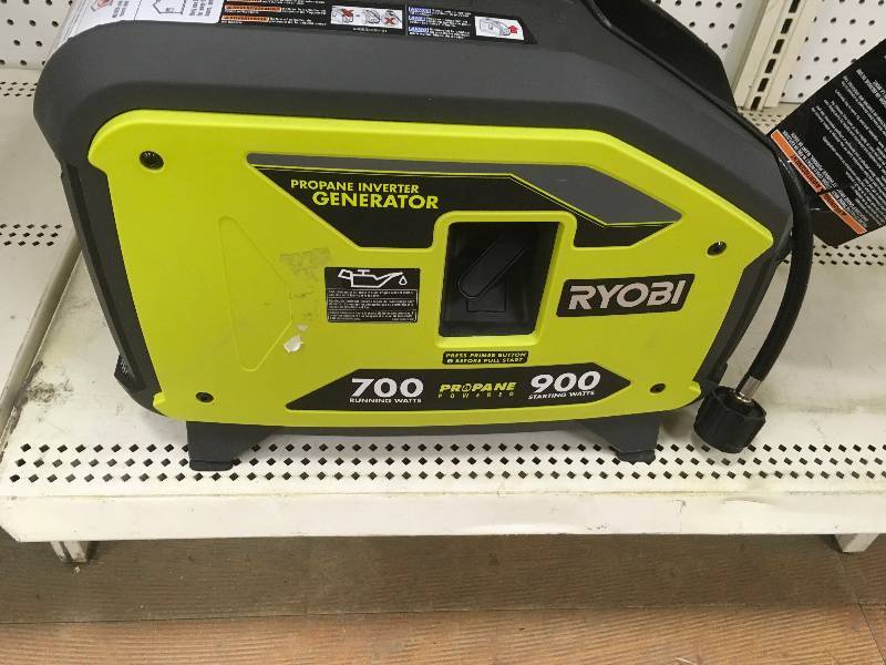RYOBI 900-Watt Propane Powered Inverter Generator in good conditions
