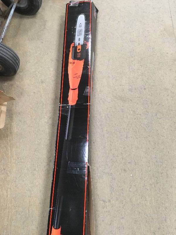 Black & Decker  10 in. 6.5-Amp Corded Electric Pole Saw in good conditions