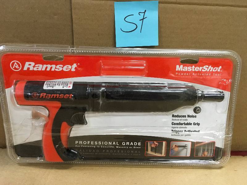 RAMSET MasterShot 0.22 Caliber Powder Actuated Tool in good conditions
