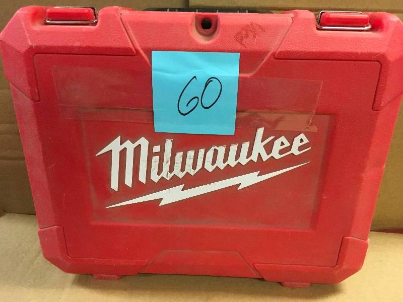 MILWAUKEE M18 18-Volt Lithium-Ion Cordless 14 in. Impact Driver Kit W 1.5Ah Batteries, Charger, Hard Case  USED in working conditions