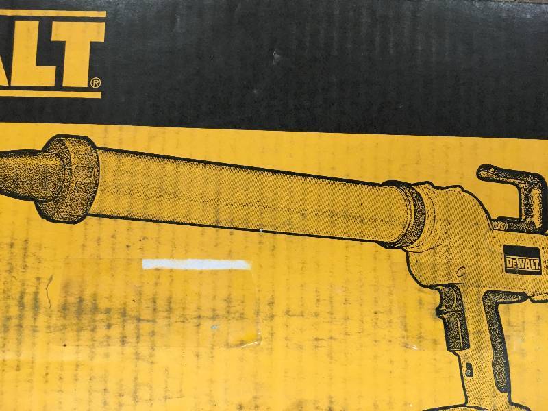 lot 21 image: DEWALT 18-Volt Lithium-Ion Cordless 300 ml Adhesive Dispenser (Tool-Only) not used
