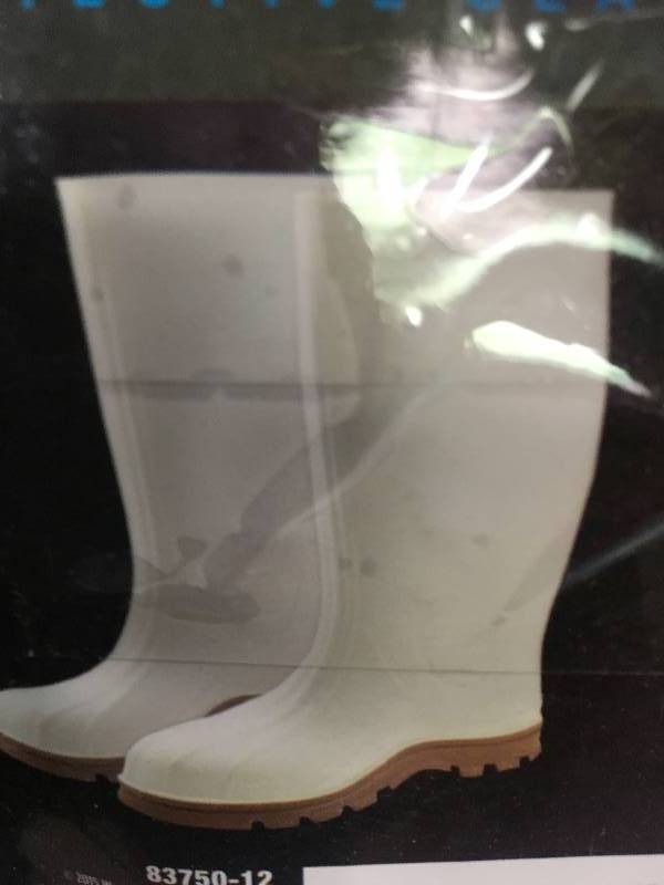Westchester Mens White Economy Jumbo Shrimp PVC Boot Size 12 new