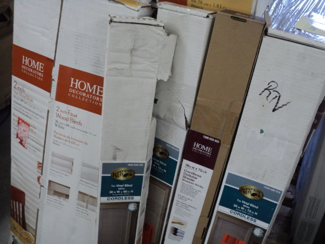 lot 45 image: 6 blinds 3 36 x 48 and 3 36 x 72...