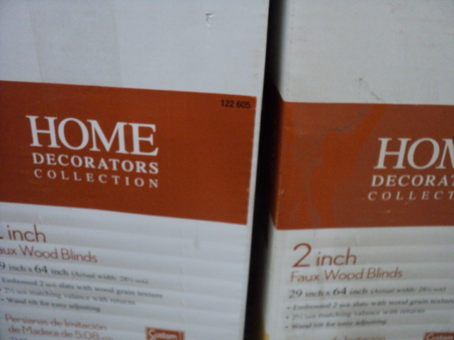 lot 50 image: 2 blinds 29 x 64...