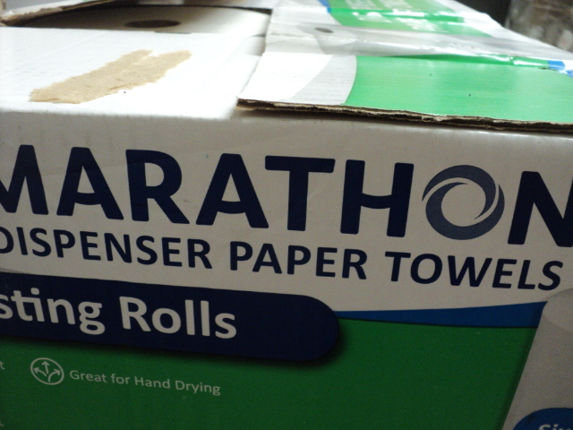 lot 82 image: 6 rolls of Marathon paper towels...