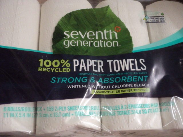 lot 100 image: 8 rolls 2-ply Seventh Generation pa...