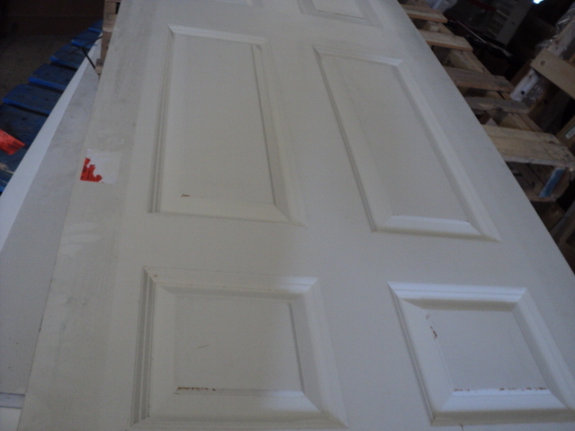 lot 184 image: Jeld-Wen 30 x 78 hollow core 6 pane...