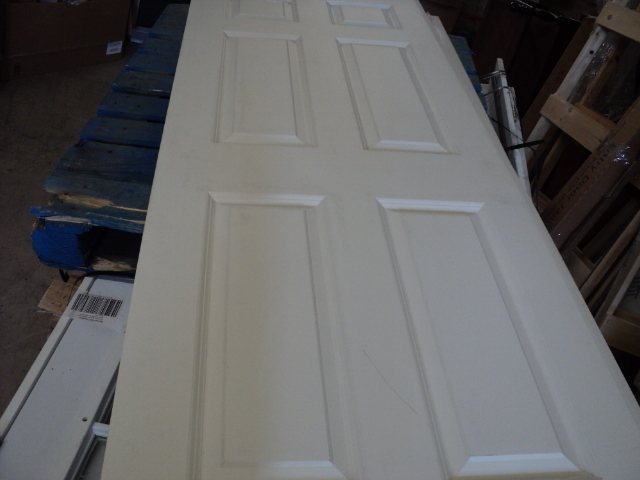 lot 186 image: Jeld-Wen 30 x 78 hollow core 6 pane...