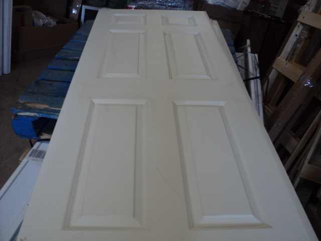 lot 187 image: Jeld-Wen 30 x 78 hollow core 6 pane...