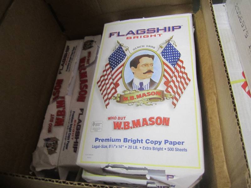 lot 14 image: 7 Reams of 8.5 x 14 Printer Paper...