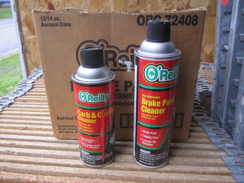 lot 61 image: 12 Cans of Brake Parts Cleaner and ...