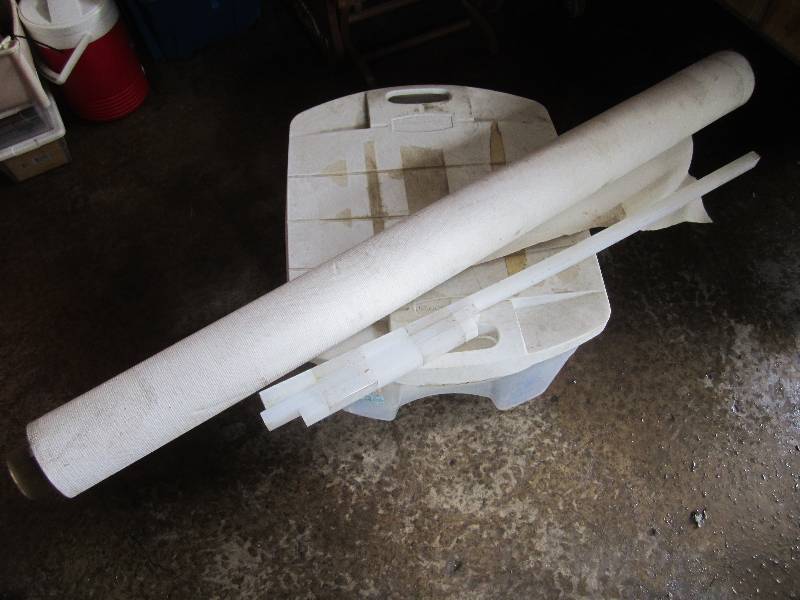 lot 66 image: Roll of Vinyl Material 54 Wide and...