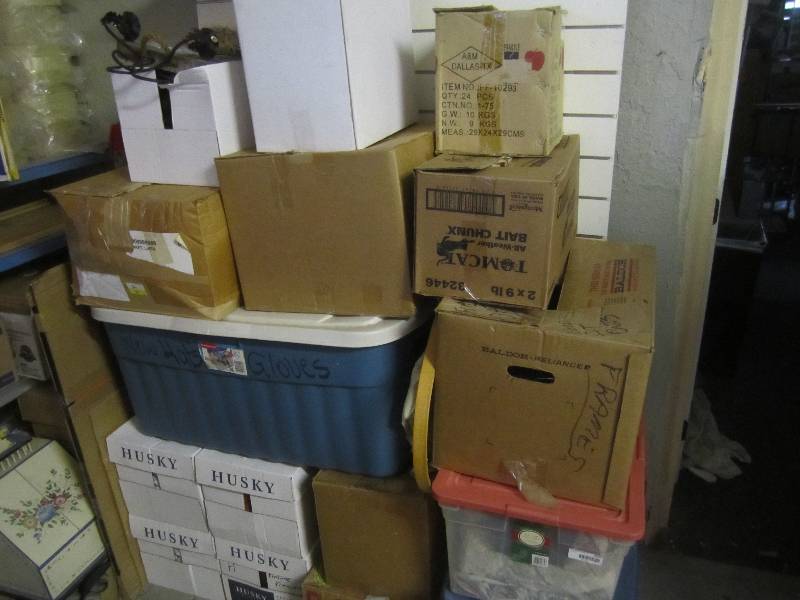 lot 92 image: Huge Lot of Misc 16 BoxesContaine...