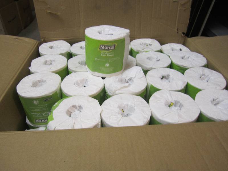 lot 131 image: Case of 80 Rolls of Bath Tissue  A-...