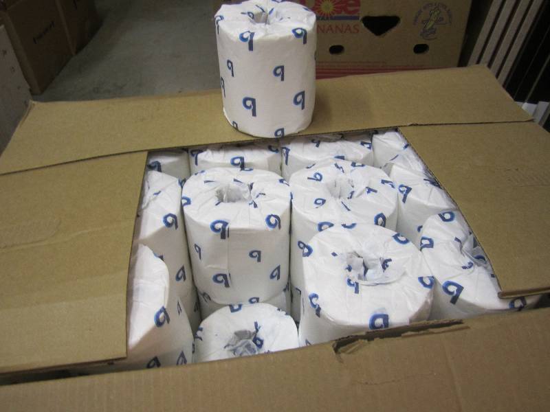 lot 134 image: Case of 96 Rolls of Toilet Tissue S...