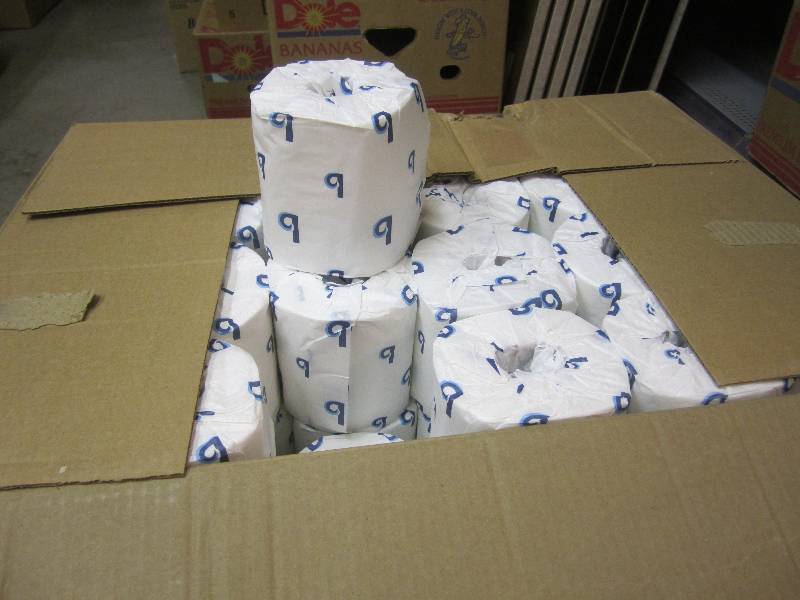 lot 138 image: Case of 96 Rolls of Toilet Tissue S...