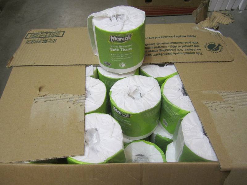 lot 141 image: Case of 40 Rolls of Bath Tissue  RM...