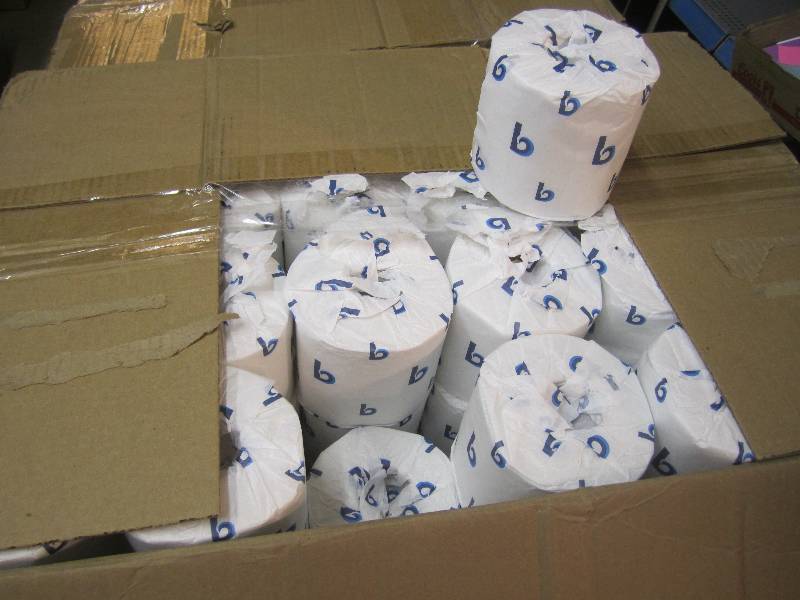 lot 145 image: Case of 96 Rolls of Toilet Tissue  ...