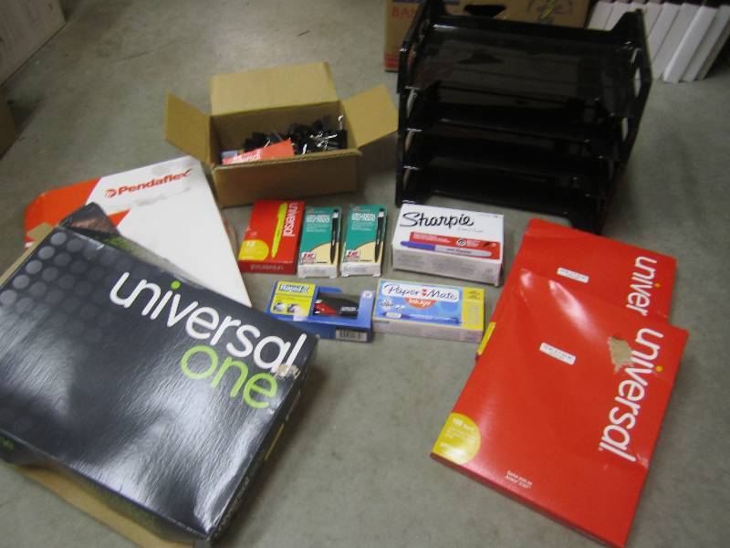 lot 159 image: Lot of Misc Office Supplies  A-3...