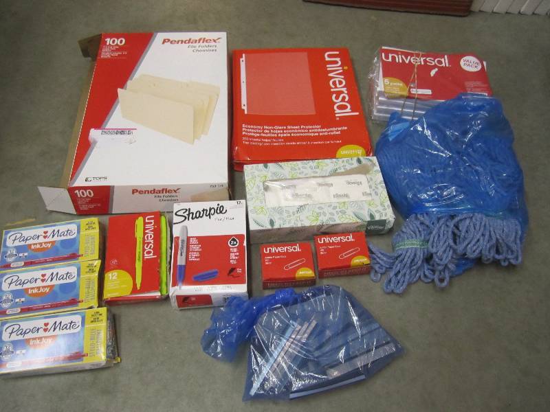 lot 160 image: Lot of Misc Office Supplies  A-3...