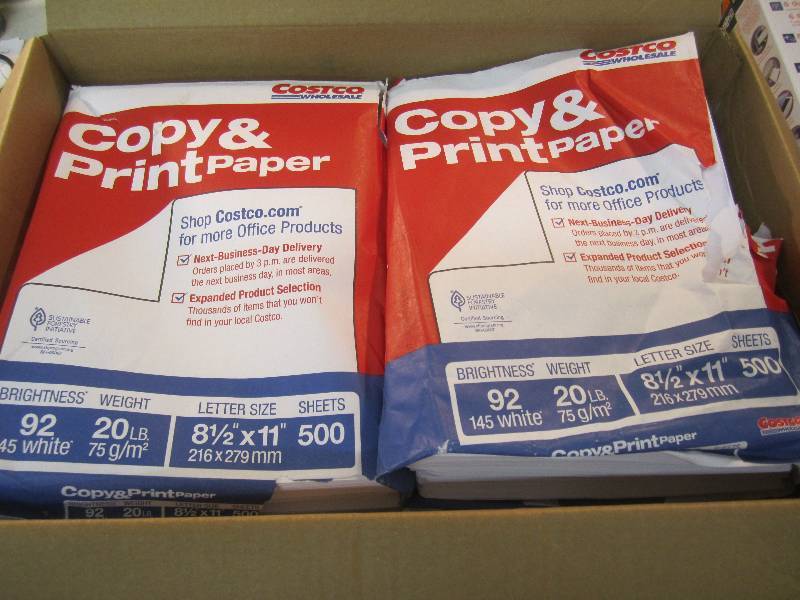 lot 167 image: 10 Open Reams of 8.5 x 11 Printer...