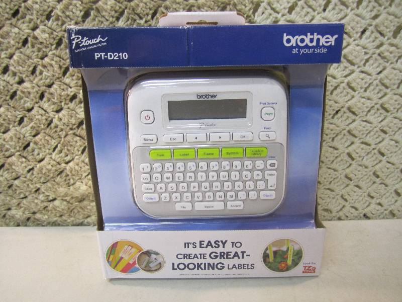 lot 170 image: Brother PT-D210 Compact Label Maker...