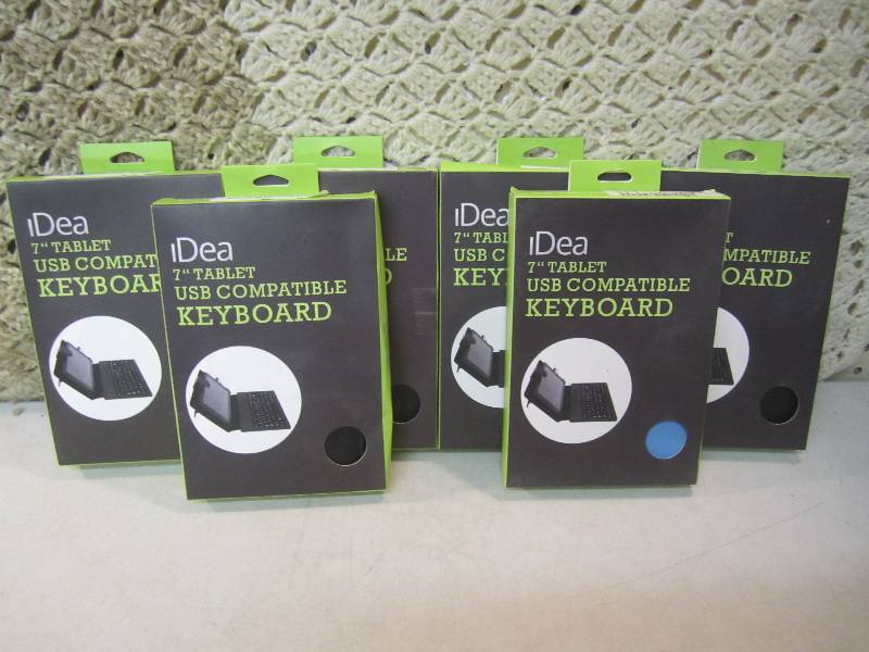 lot 225 image: Lot of 6 iDea 7 Tablet USB Compati...