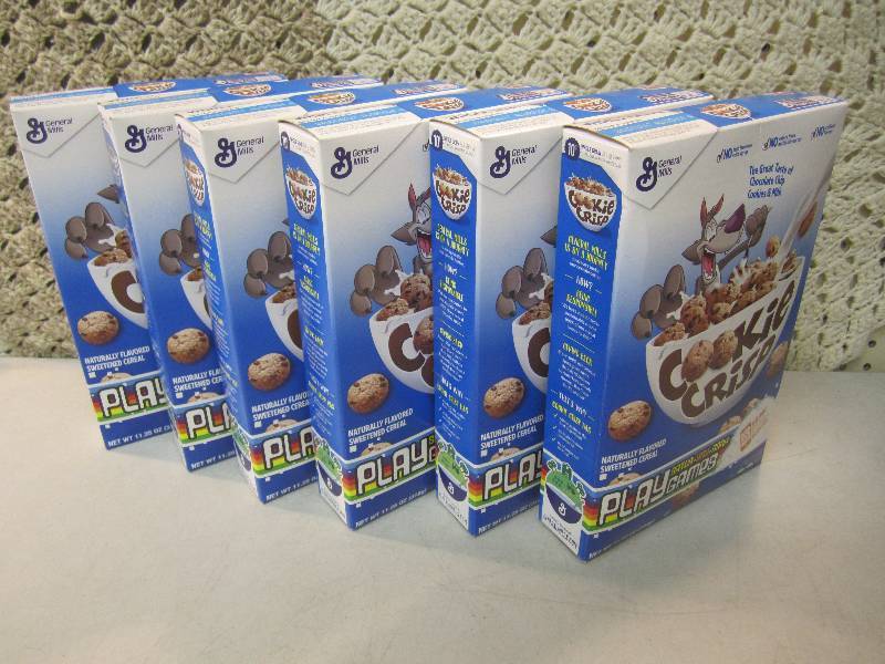 lot 231 image: 6 Boxes of Cookie Crisp Cereal Best...