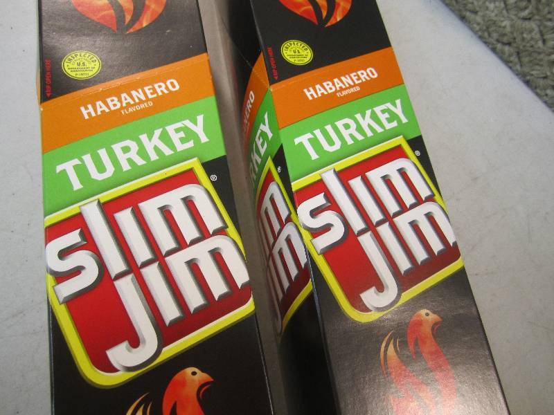 lot 238 image: 2 Box of 24 each Slim Jim Snack Sti...