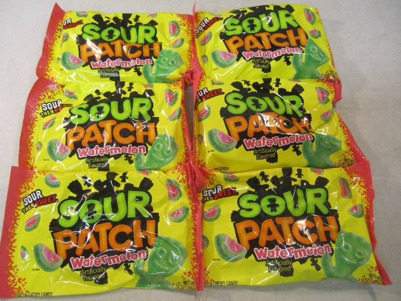 lot 261 image: 6 Bags of Sour Patch Watermelon Sof...