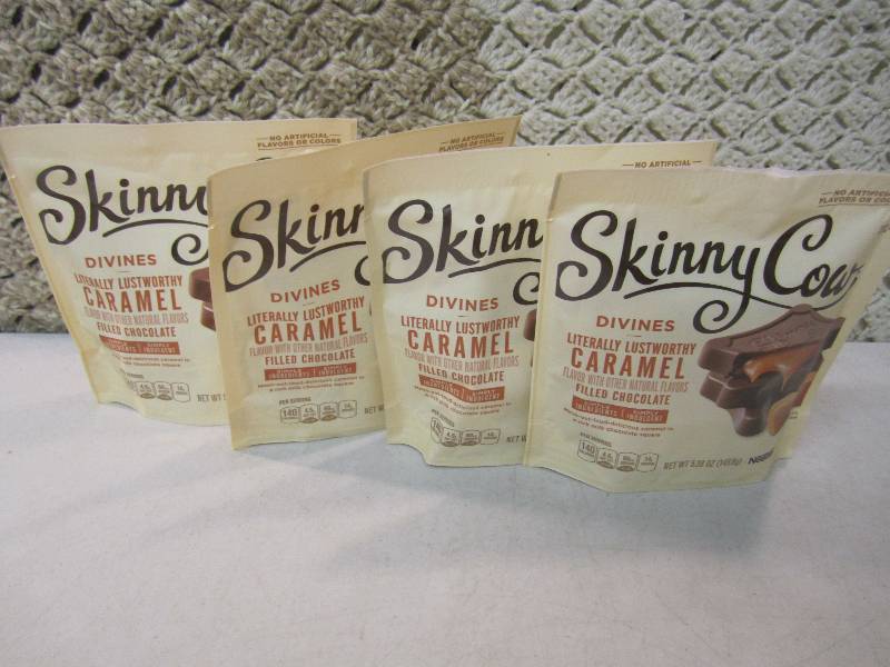 lot 277 image: 4 Bags of Skinny Cow Caramel Devine...