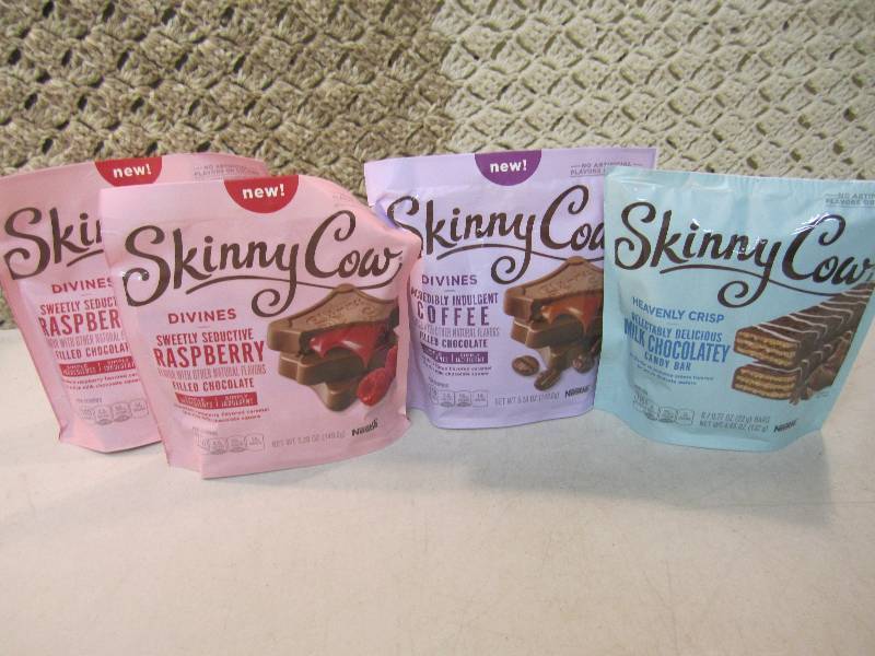 lot 278 image: 4 Bags of Mixes Skinny Cow Candies ...