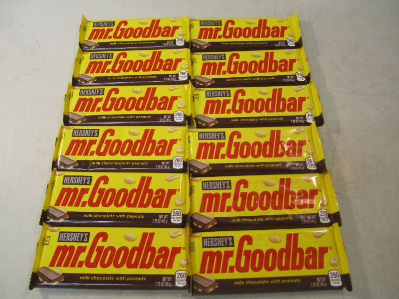 lot 306 image: 12 Hersheys Mr Goodbars Best by Jun...