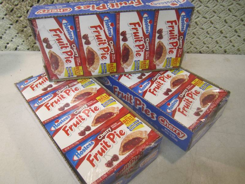 lot 308 image: 3 Packs with 8 Hostess Cherry Fruit...