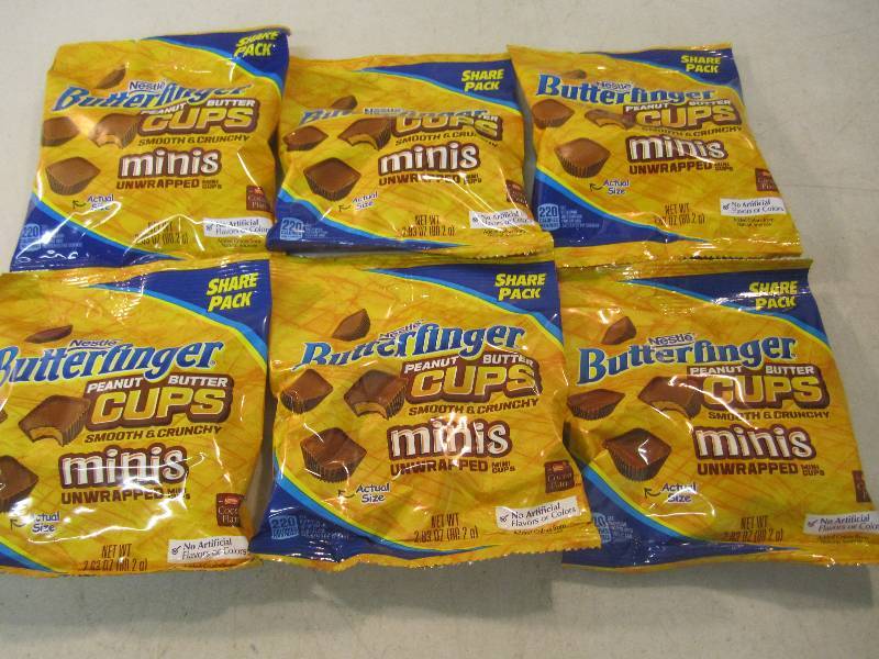 lot 314 image: 6 Bags of Butterfinger Peanut Butte...