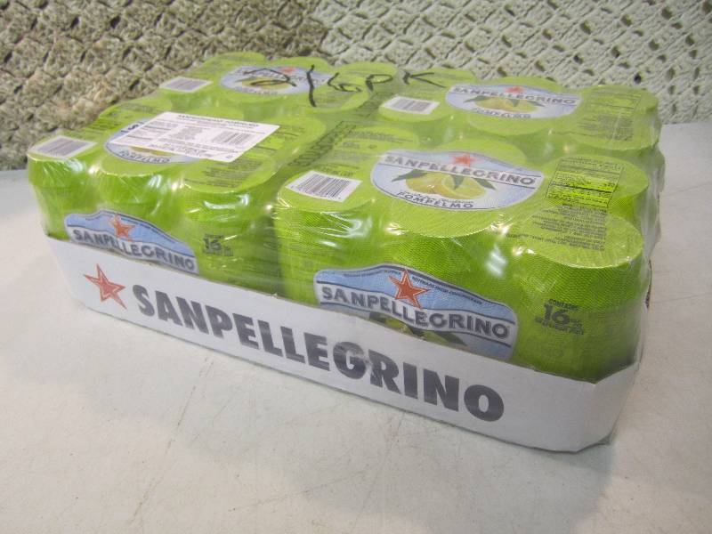 lot 330 image: Case of 24 Cans Sanpellegrino Pompe...