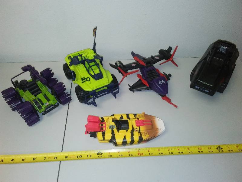 lot 115 image: GI Joe and Cobra Force vehicles