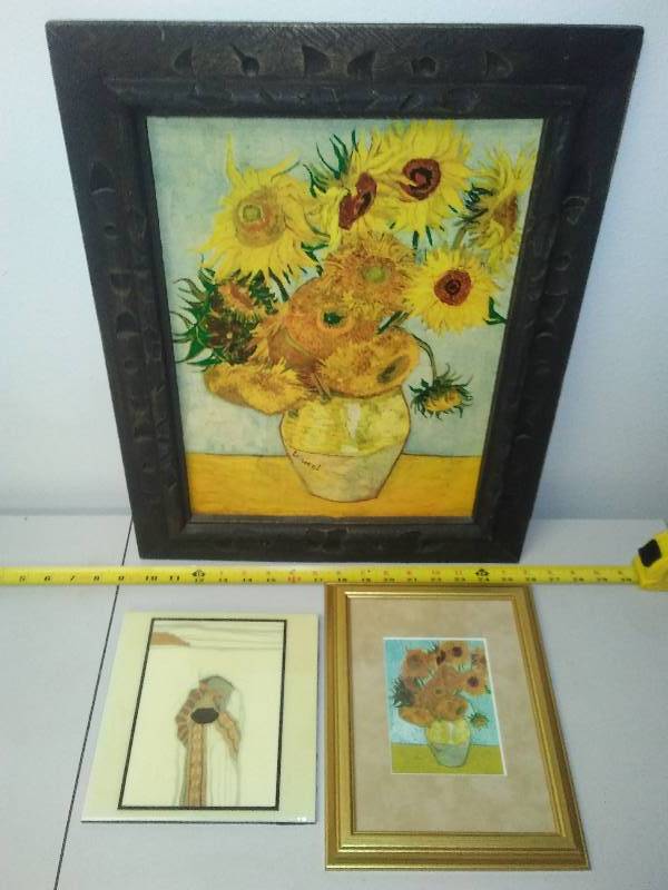 lot 179 image: Reprint of Vincent and tile art after the fair, fabulous frame