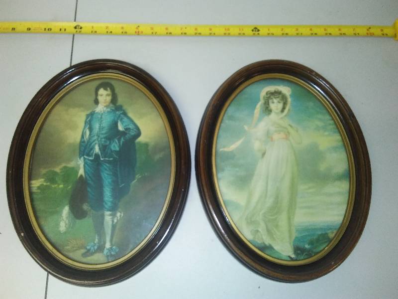 lot 181 image: Blue boy and Pink, exquisitely framed