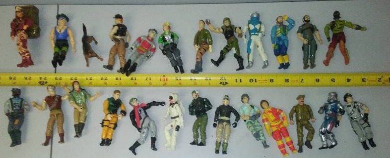 lot 188 image: (25) 4 GI Joe figurines
