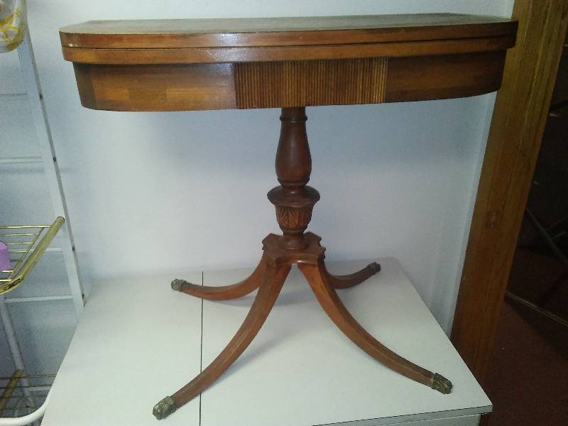 lot 203 image: Vintage Poker Table, Semicircular (or D or half-round)