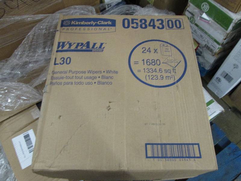 lot 39 image: Case of 24 Rolls Wypall L30 All P...