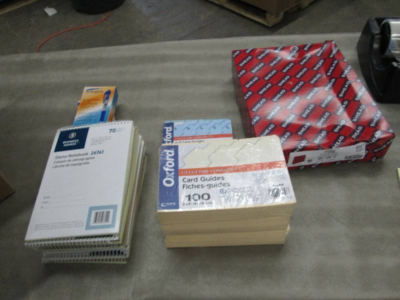 lot 73 image: 12 Steno pads, 2 Packs of 12 Blue G...