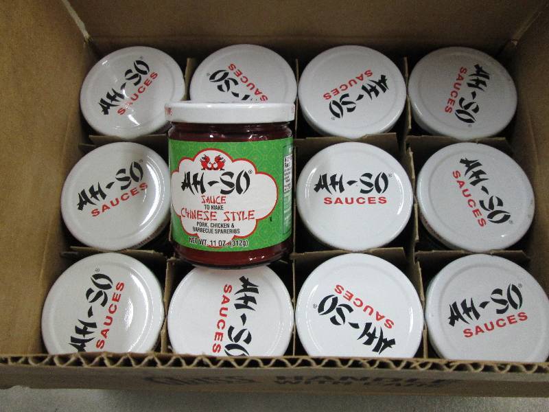 lot 117 image: Case of 12- 11 oz jars Ah So Sparer...