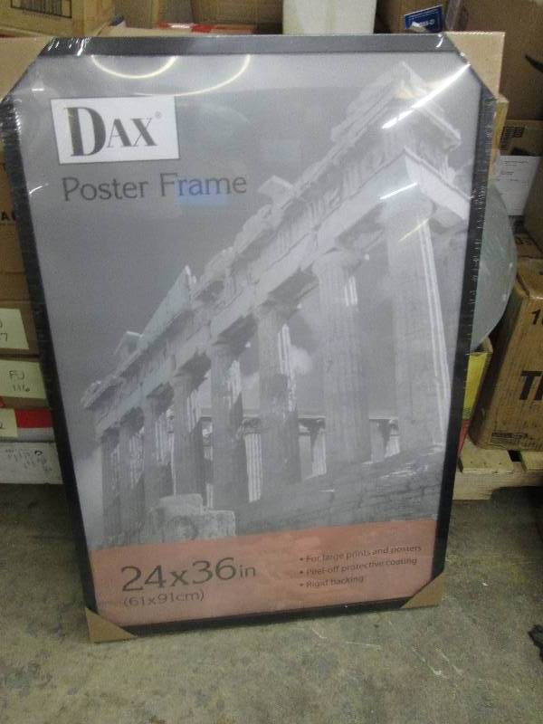 lot 201 image: Dax Poster Frame 24x36 in Retail $2...