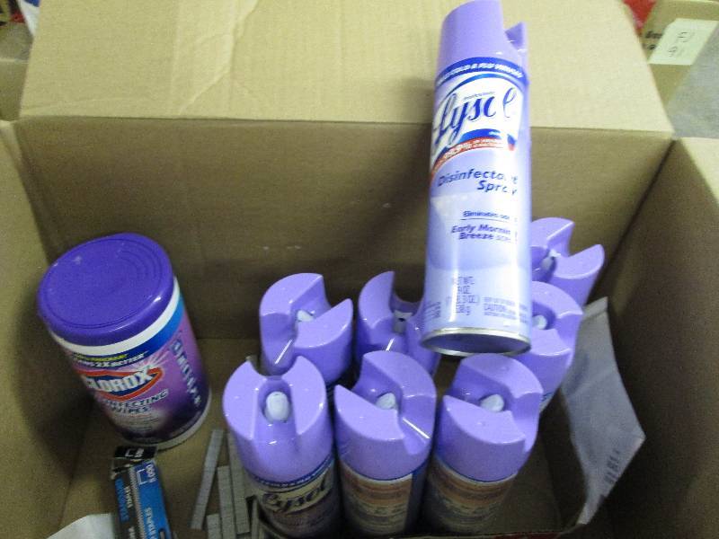lot 203 image: Lot of 8 Lysol Disinfectant Spray 1...