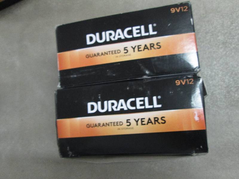 lot 211 image: Lot of 24 Duracell 9V Batteries...