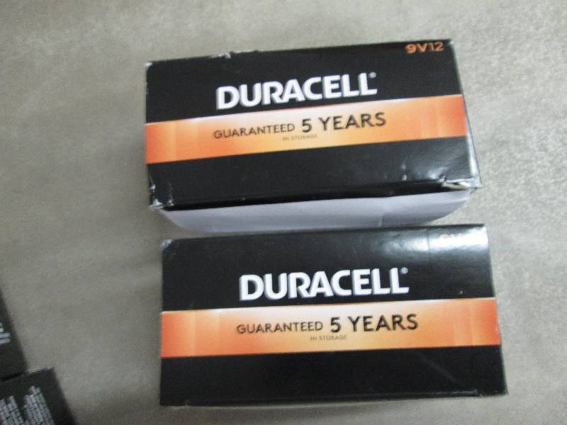 lot 212 image: Lot of 24 Duracell 9V Batteries...