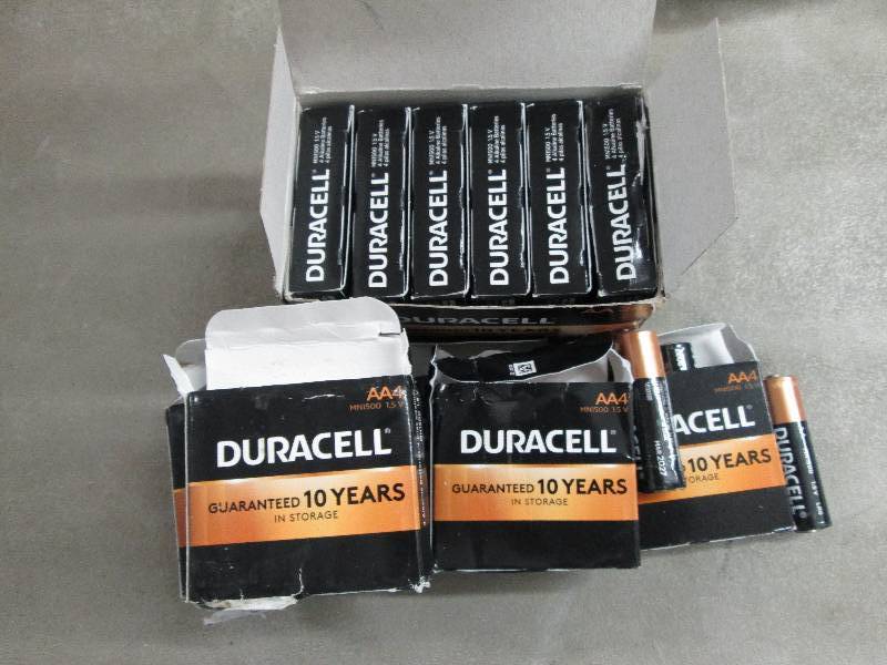 lot 214 image: Lot of AA Duracell Batteries...