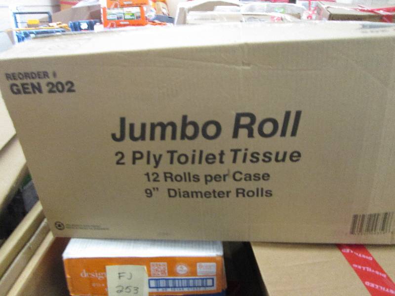 lot 255 image: GEN 202 Jumbo JRT Bath Tissue, 2-Pl...